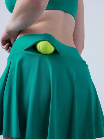 SPORTKIND - Falda deportiva 'Advantage' en verde