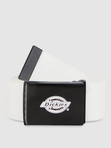 DICKIES Belt 'Orcutt' in White: front