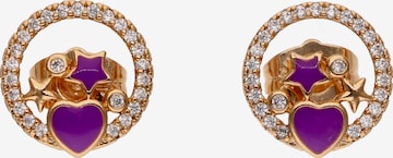 faina - Pendientes en lila: frente