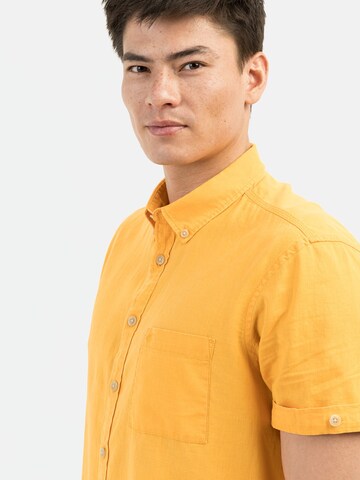 CAMEL ACTIVE Regular fit Button Up Shirt in Yellow