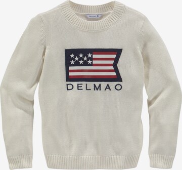 DELMAO Pullover in Weiß: predná strana