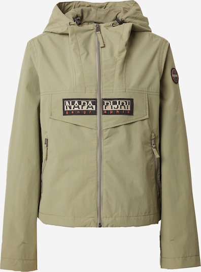 NAPAPIJRI Between-season jacket 'RAINFOREST' in Khaki / Orange / Black, Item view