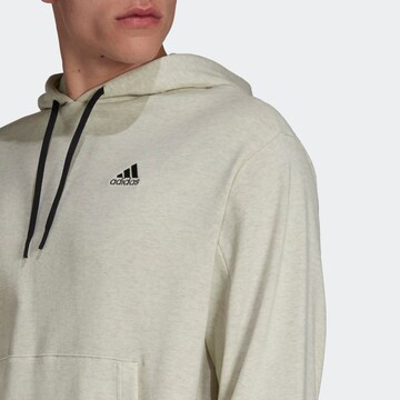 ADIDAS SPORTSWEAR Αθλητική μπλούζα φούτερ σε μπεζ