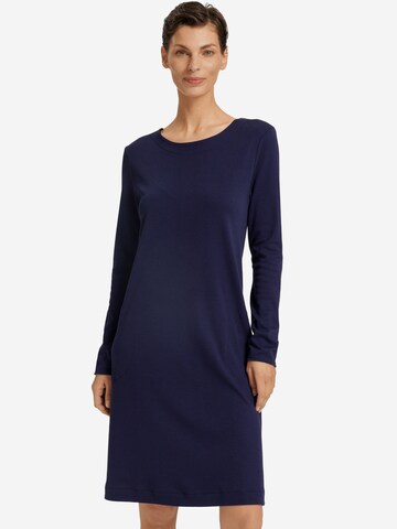 Hanro Nachthemd ' Malena ' in Blau: Vorderseite