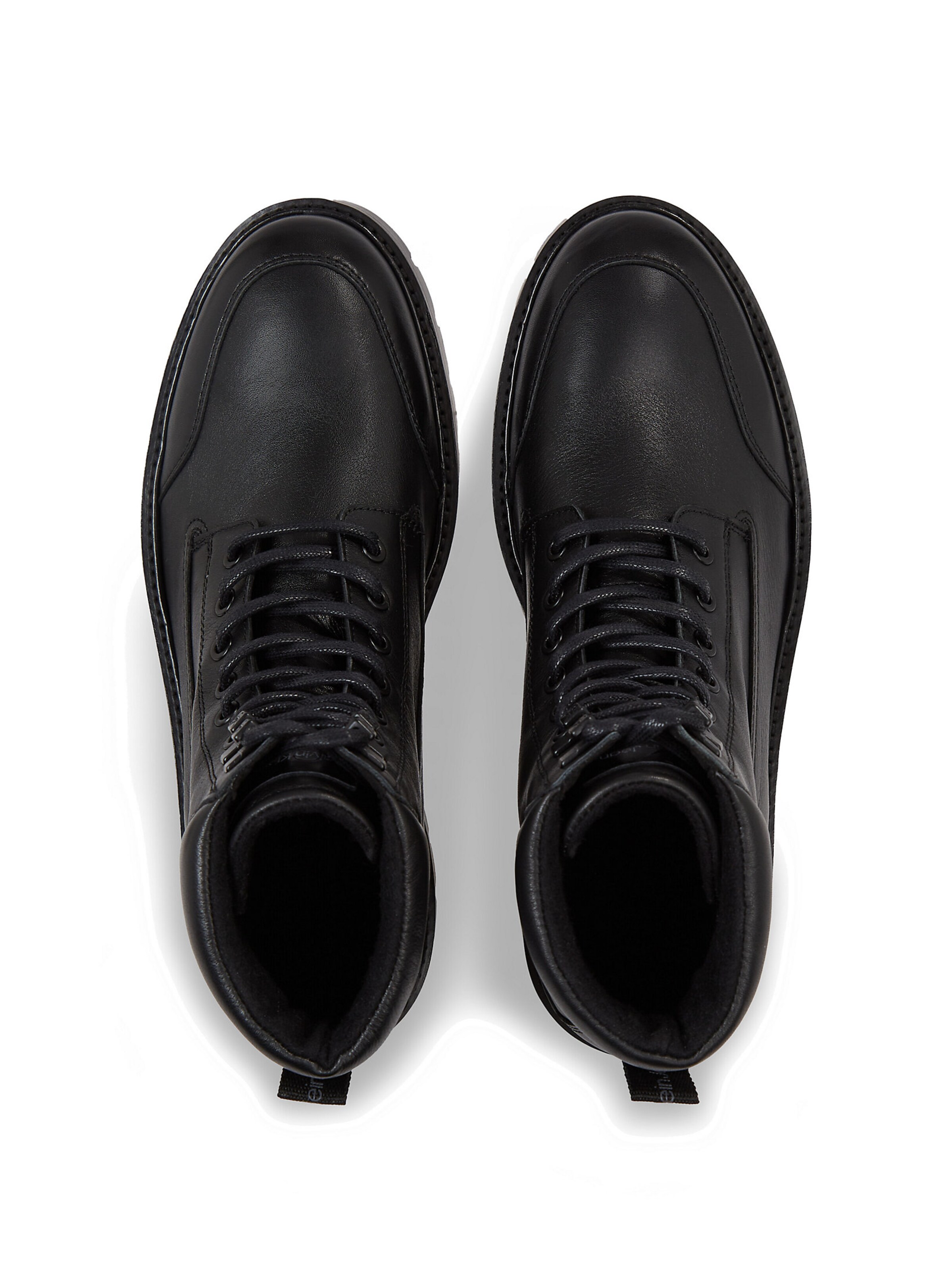 Calvin Klein Jeans Lace Up Boots in Black ABOUT YOU