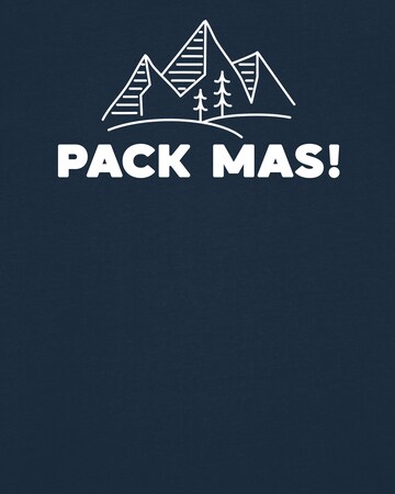 T-Shirt 'Pack mas!' Watapparel en bleu