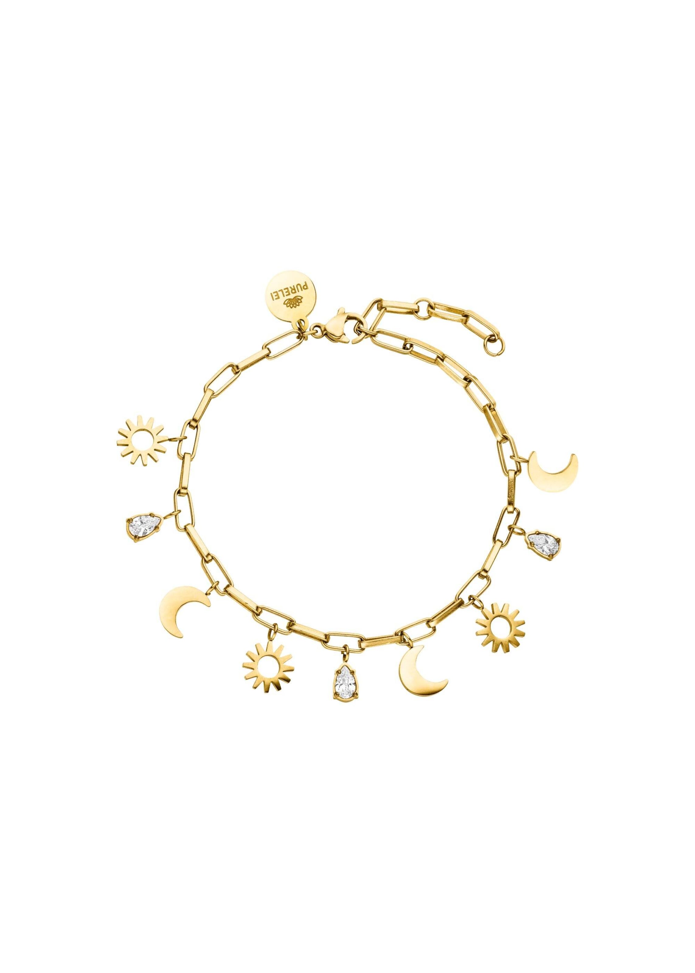 PURELEI Bracelet 'Day N Night' in Gold: front