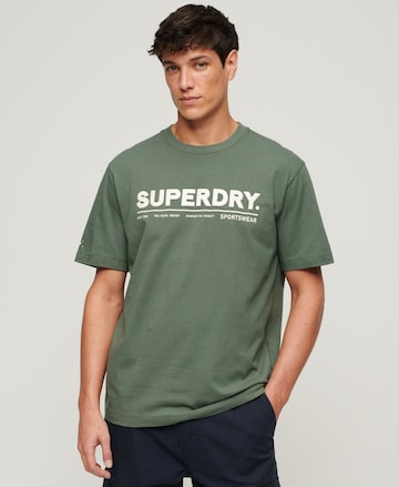 Superdry - Camisa em verde: frente