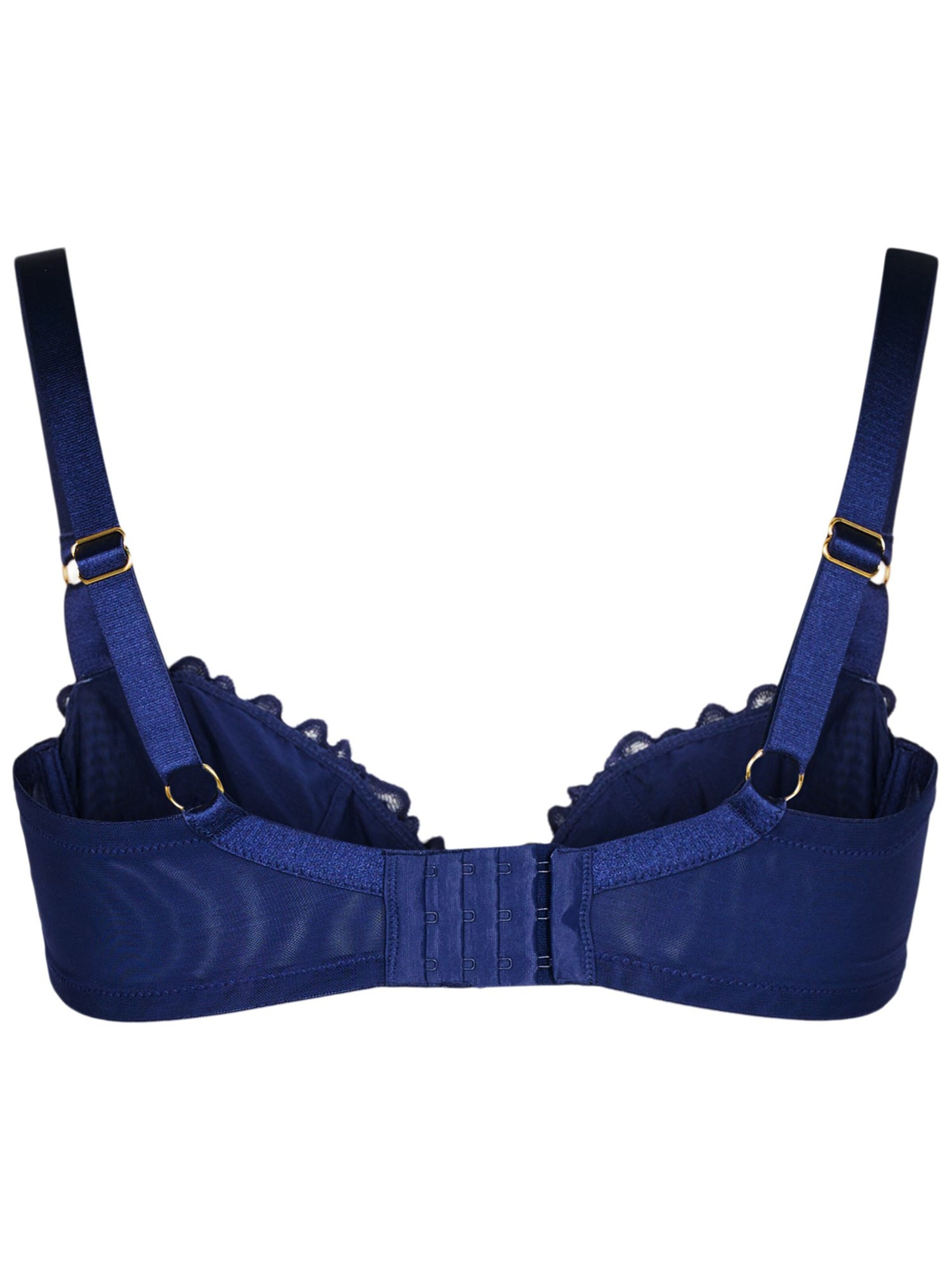 Devoted by Zizzi Балконет Бюстгальтер 'Lirene' в Синий