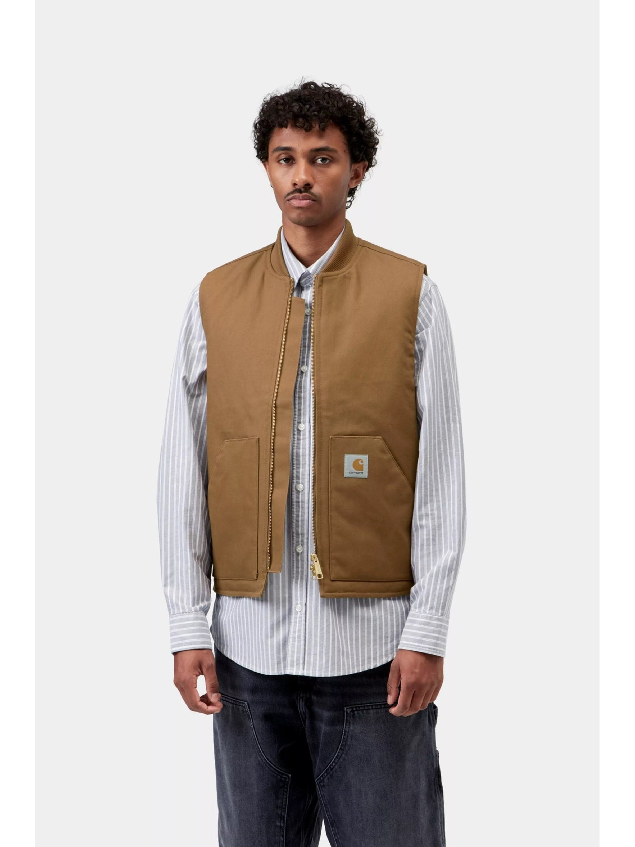 Gilet 'CLASSIC VEST HAMILTON BROWN RIGID' di Carhartt WIP in marrone