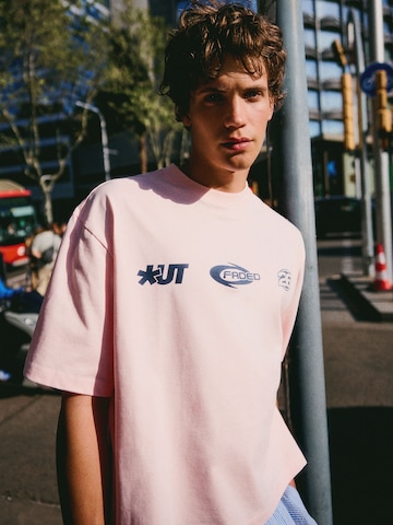 T-Shirt Bershka en rose