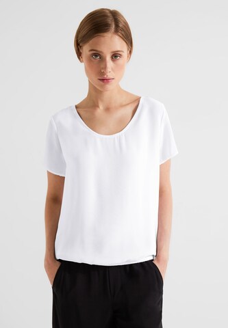 STREET ONE Blouse in Wit: voorkant