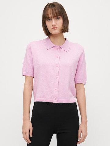 Vero Moda Tall Kardigan 'VMHAPPYSHINE' w kolorze różowy: przód