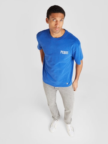 Pequs T-Shirt in Blau