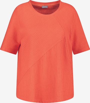 SAMOON Shirt in Oranje: voorkant