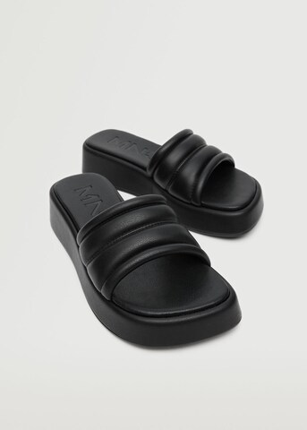 Sandale 'Paddi' de la MANGO pe negru