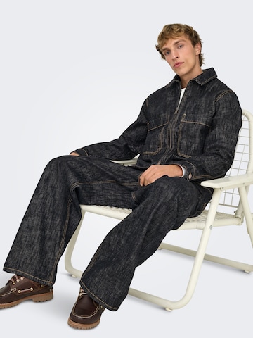Only & Sons - Pierna ancha Vaquero 'ONSREMI' en negro