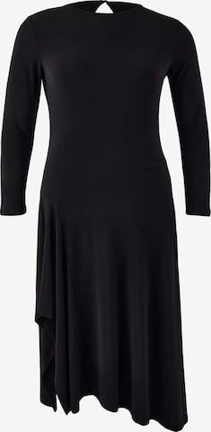 juoda Trendyol Curve Suknelė: priekis