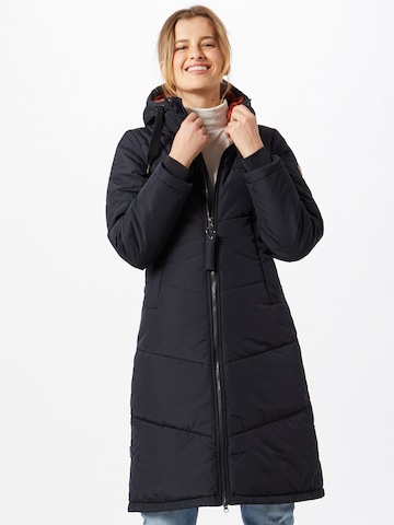 Iriedaily Winter Coat 'Paddie' in Black: front