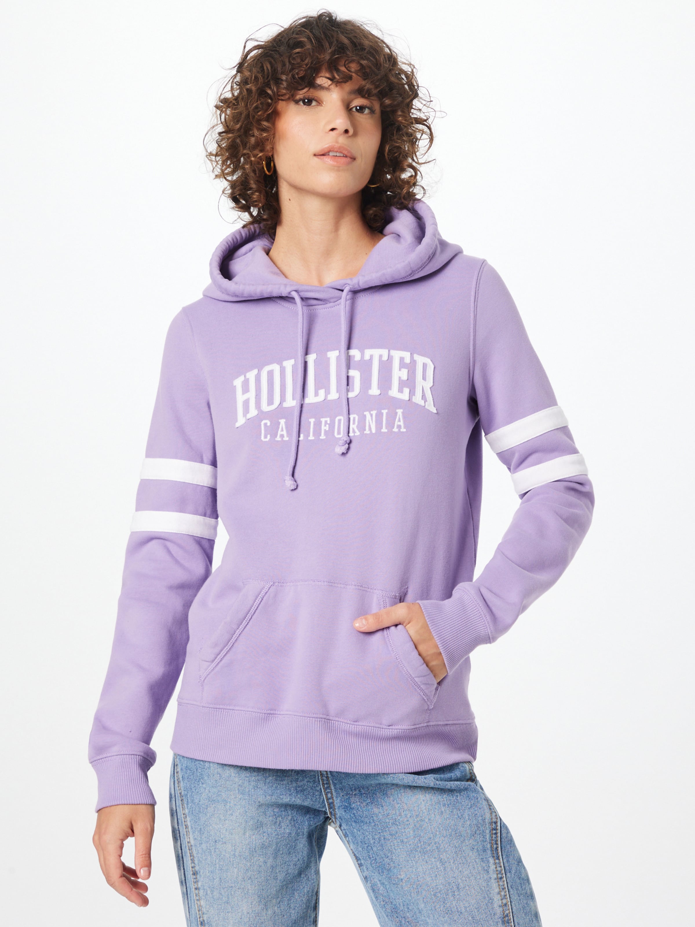 Purple hollister hoodie sale