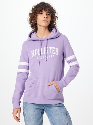 HOLLISTER Sweatshirt in Lila: predná strana