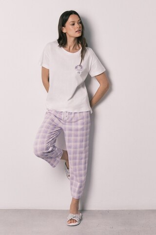 Women' Secret Pyjama värissä valkoinen: etupuoli
