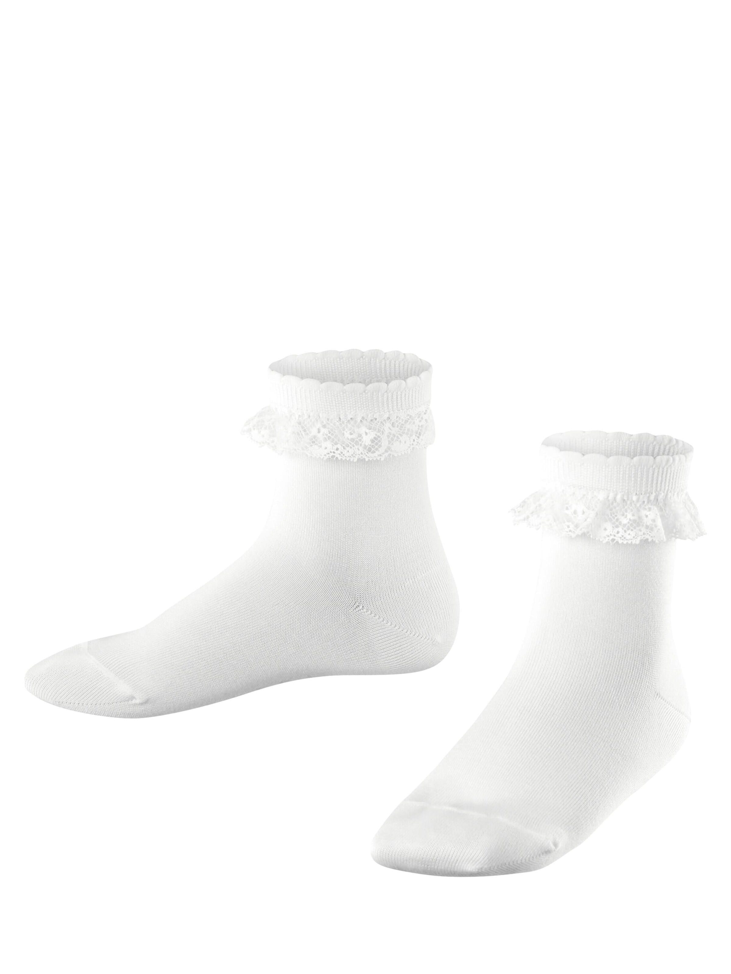 FALKE Socken 'Romantic Lace'‌‌ in Weiß: Vorderseite