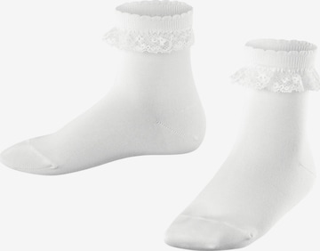 FALKE Socken 'Romantic Lace' in Weiß: Vorderseite