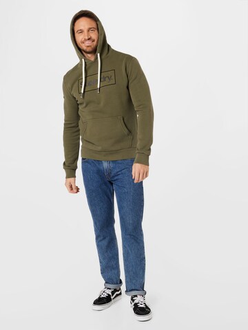 Superdry Tapered Broek in Groen