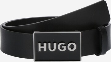HUGO Belt 'Gedes' in Black: front