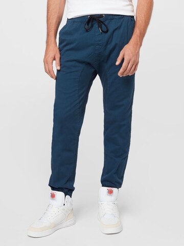 Cotton On Tapered Pants 'Drake' in Blue: front