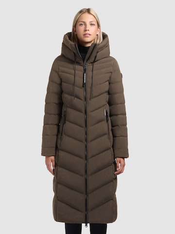 Manteau d’hiver 'Stoane2' khujo en marron : devant