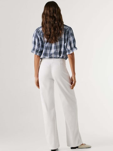 Loosefit Pantalon Pepe Jeans en blanc