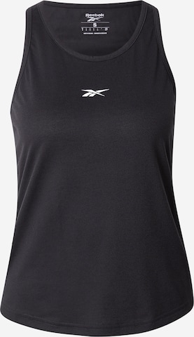 Reebok Sporttop in Schwarz: Vorderseite