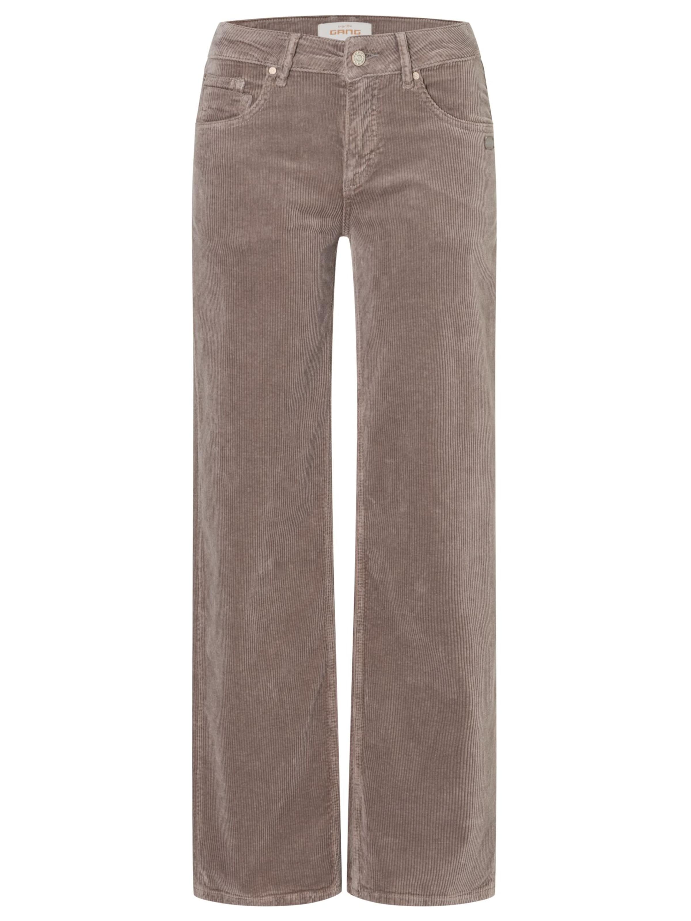 Gang Regular Hose '94RIVER' in Beige: Vorderseite