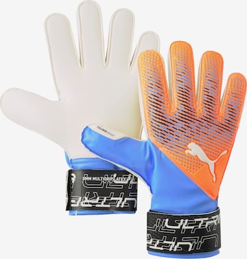 PUMA Athletic Gloves in Orange: front