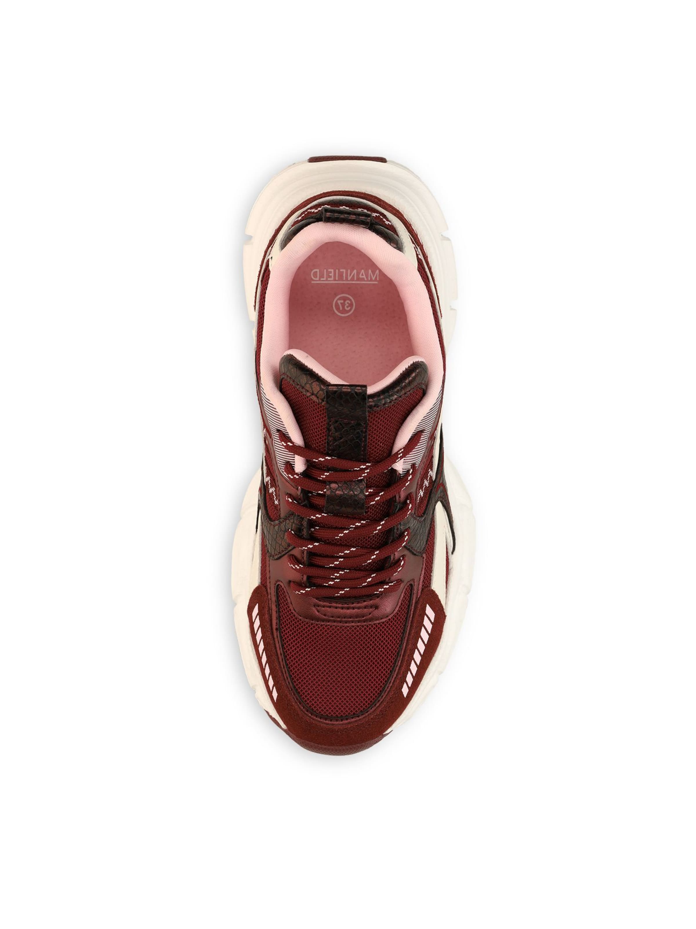 Baskets basses MANFIELD en rouge