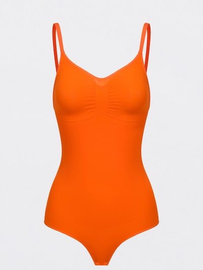 Body modellante 'Sculpting Shapewear mit String' in L cfab di colore arancione neon, Visualizzazione prodotti
