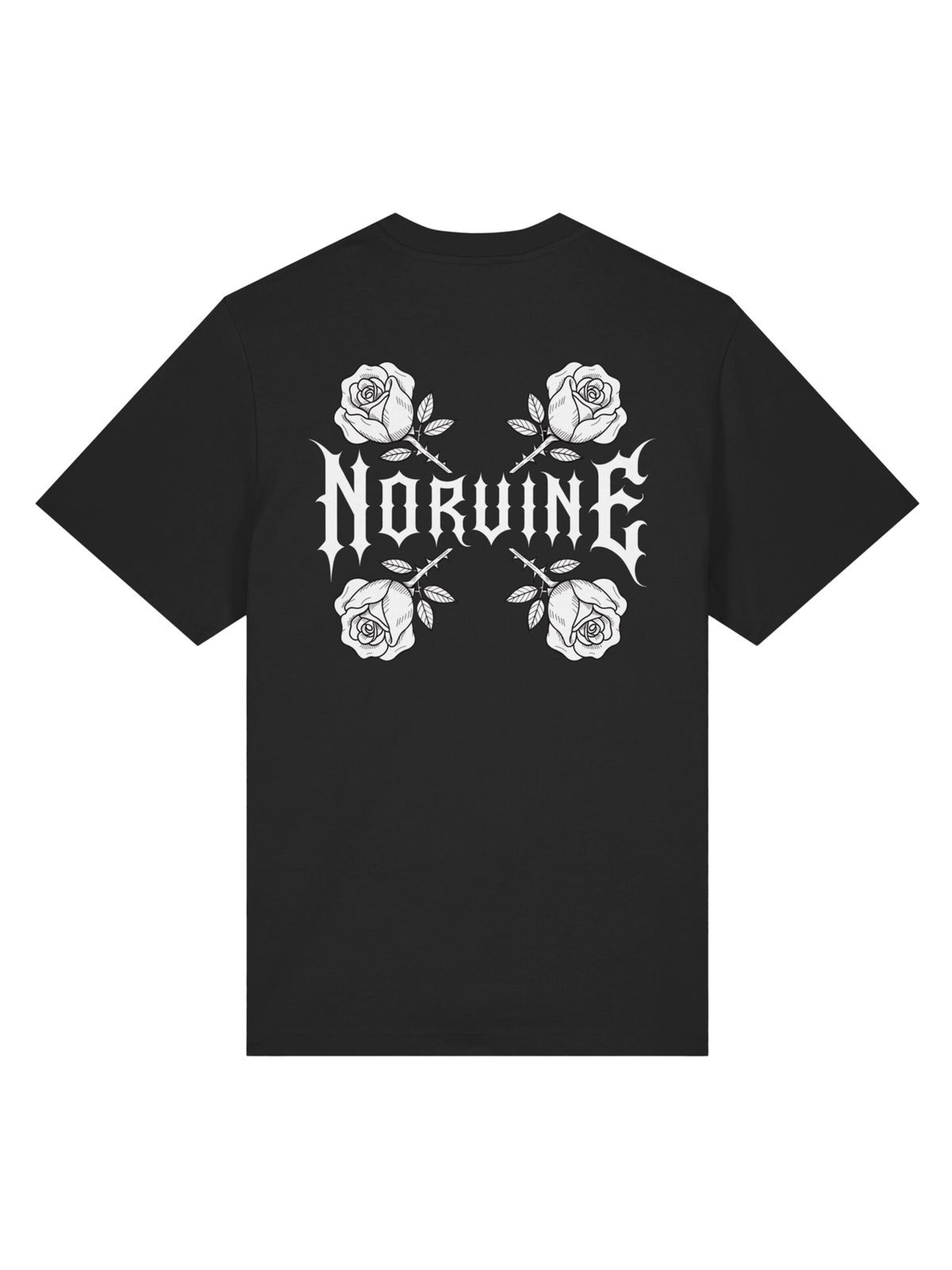 NorvineMajica 'Rosebound T-Shirt - Organic Heavy Shirt by Norvine' - crna boja