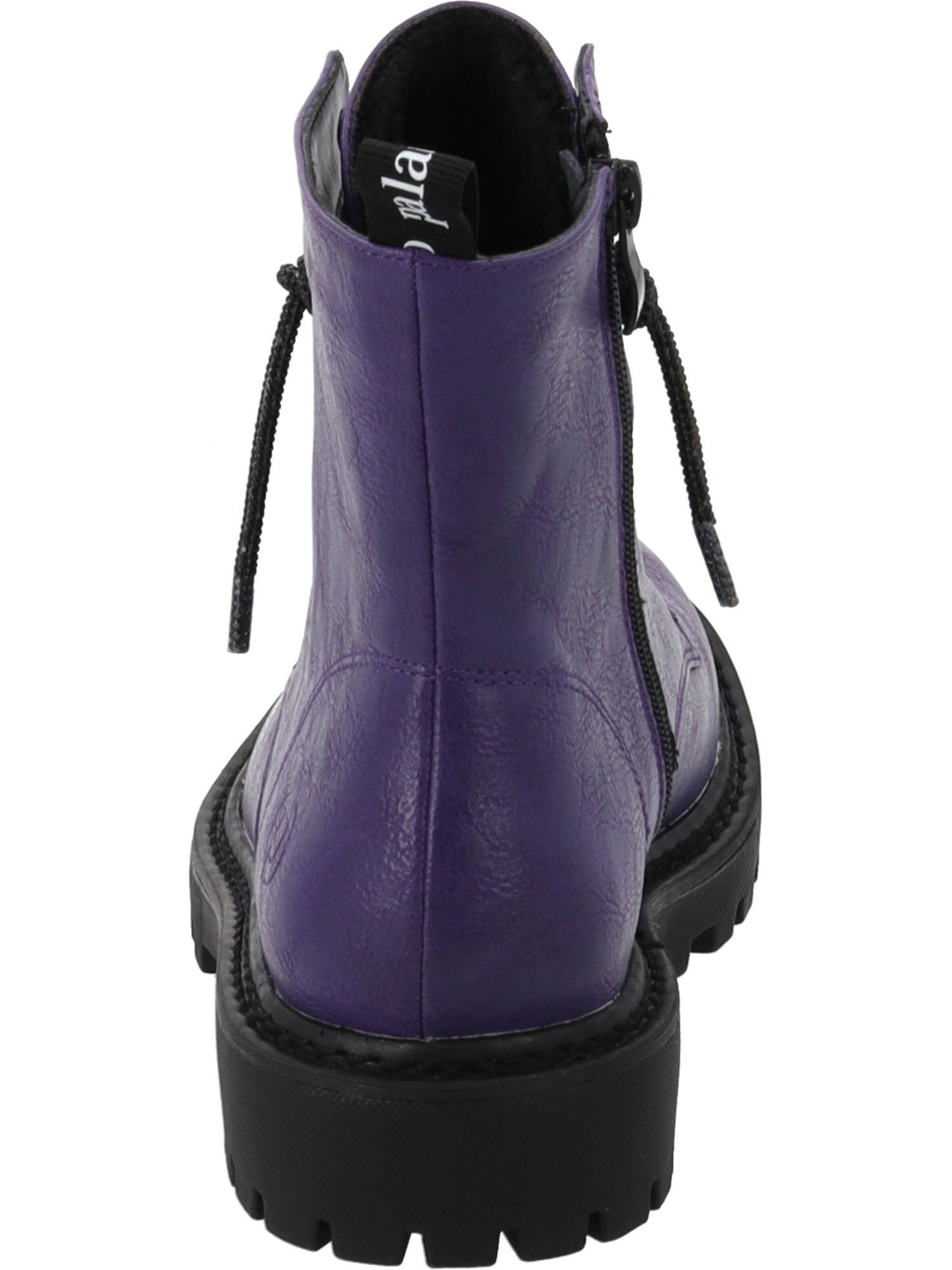 Palado Lace-up bootie 'Sideros Spark' in Purple