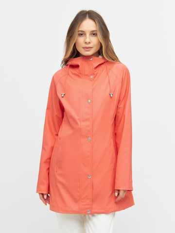 Manteau fonctionnel 'RAIN87' ILSE JACOBSEN en orange : devant