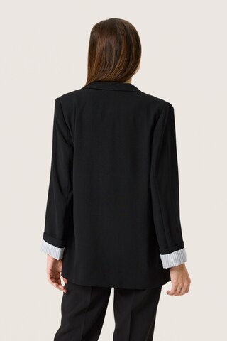 SOAKED IN LUXURY - Blazer 'SLShirley' en negro