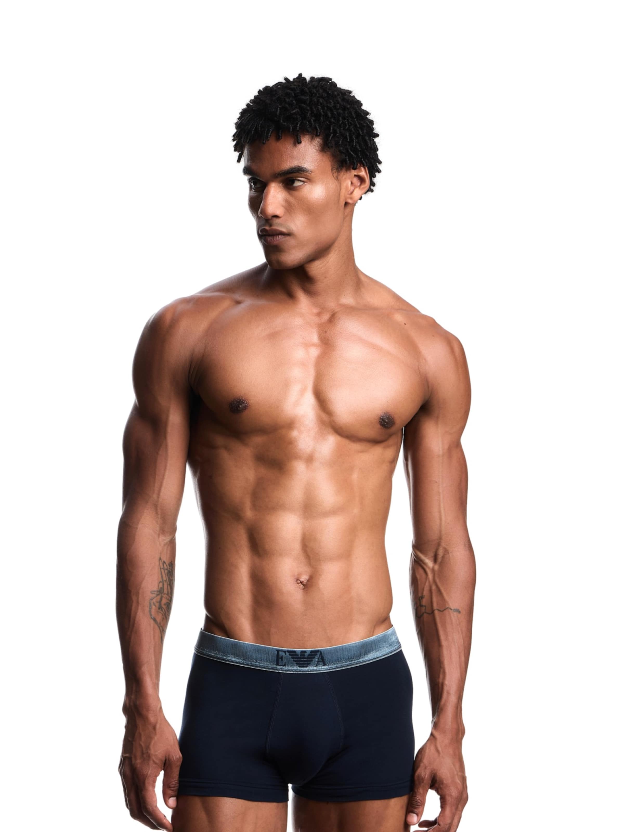 Emporio Armani Boxershorts in Blauw: voorkant