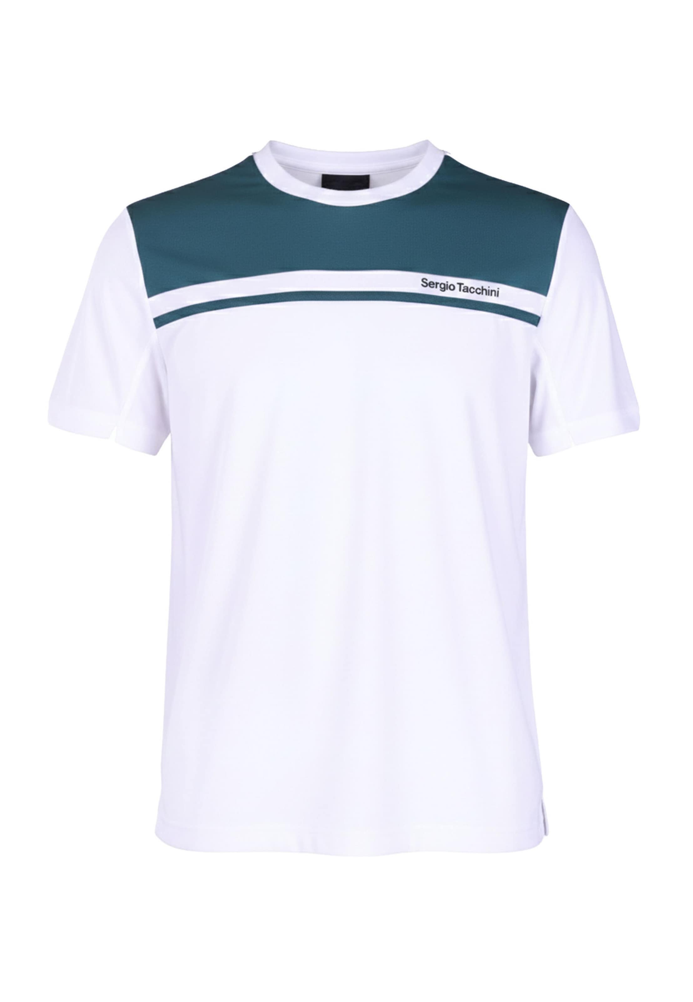 T-Shirt 'Riflesso' Sergio Tacchini en blanc : devant