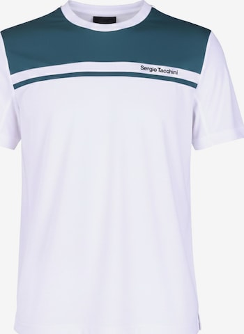 T-Shirt 'Riflesso' Sergio Tacchini en blanc : devant
