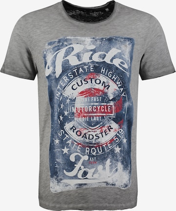 Key Largo Särk 'Fast', värv hall: eest vaates