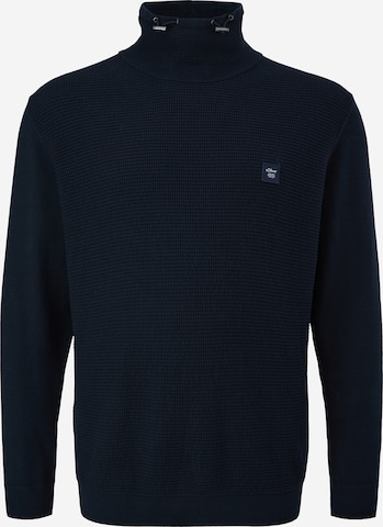 s.Oliver Men Big Sizes Sweater in Blue: front