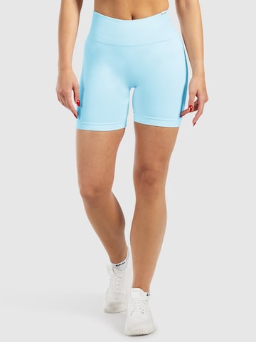Coupe slim Pantalon de sport 'Phelia' Smilodox en bleu : devant