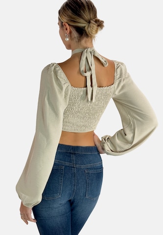 Chemisier Elara en beige