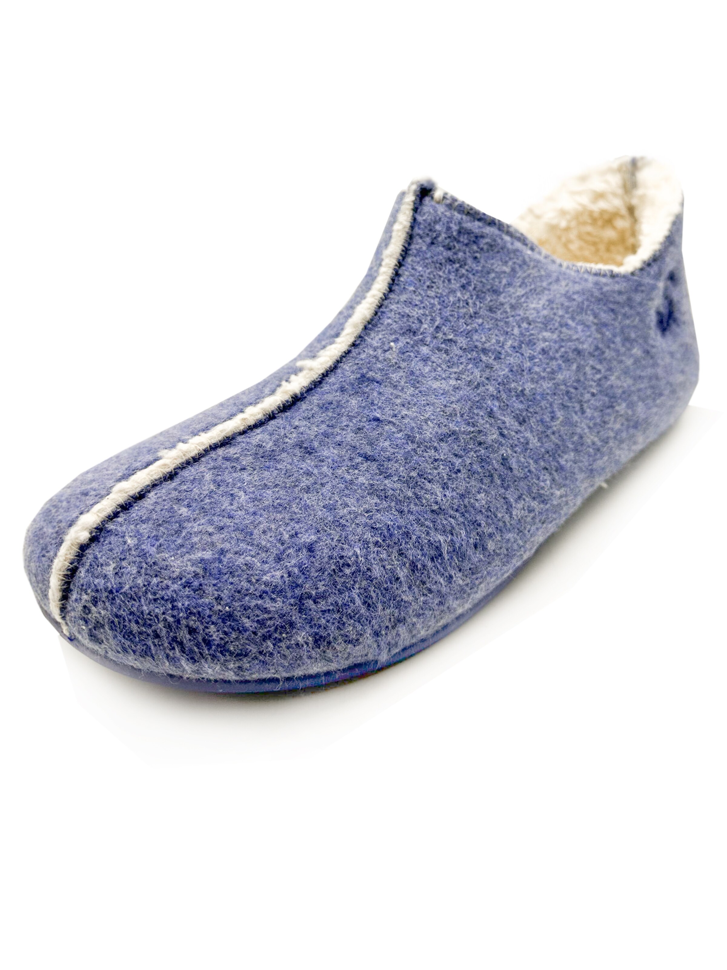 thies Stiefelette 'thies 1856 ® Organic Slipper Boot'‌‌‌‌‌ in Blau: Vorderseite